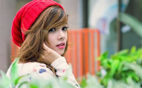 Wallpaper 1920x1200 Px Asian Women Woolly Hat 1920x1200 Wallpaperup 1021234 Hd