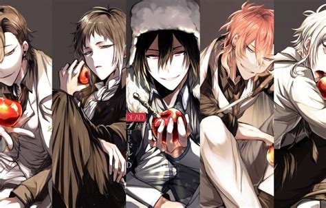 Wallpaper Collage Apples Guys Bungou Stray Dogs Stray Dogs A