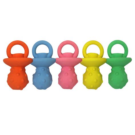 Multipet Textured Latex Pacifiers Dog Toy In Assorted Colors Walmart