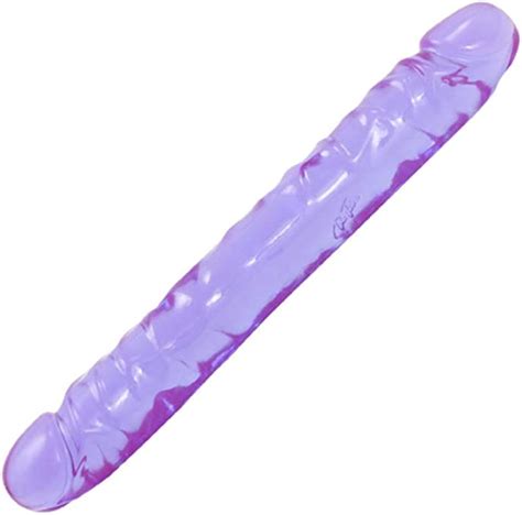 Doc Johnson Crystal Jellies Jr Double Dong Inch Double Sided