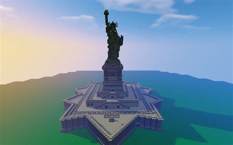 Minecraft Statue Of Liberty Steve