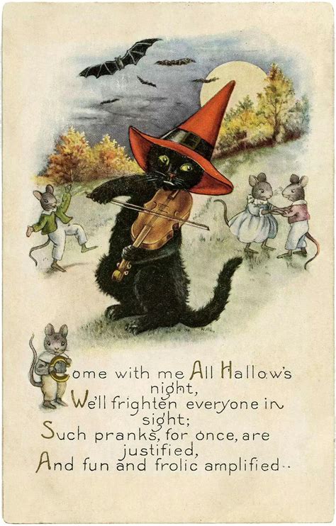 Pin By Pam Mccandless On Cat Cats Vintage Halloween Images Halloween