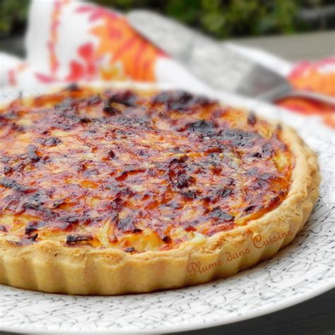 tarte à l oignon facile une plume dans la cuisine