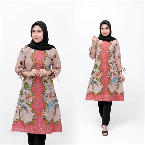 Terkini 21 Model Tunik Batik Elegan