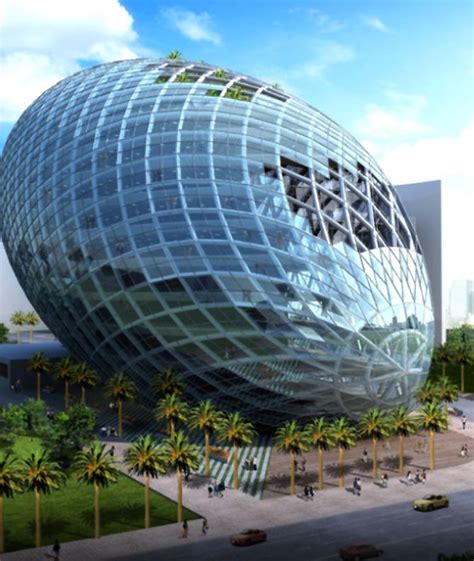 The Egg Of Mumbai The Ovate Offices Designed By Architect James Law Using A Technique He Calls