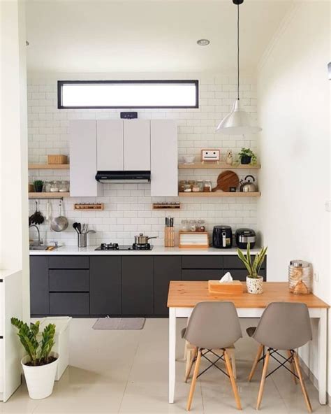 inspirasi  gambar desain dapur minimalis  cantik abis