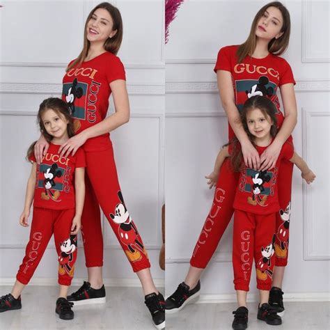Mother And Daughter Gucci Matching Outfits Summer Outfits Kids