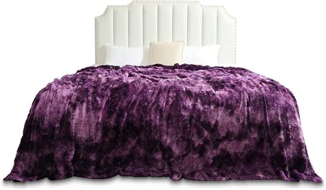 Faux Fur Blanket King Size Cozy Shaggy And Furry Faux
