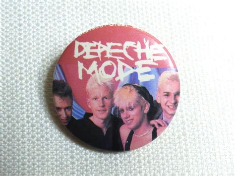 Vintage 80s Depeche Mode Band Date Stamped 1985 Pin Button Etsy