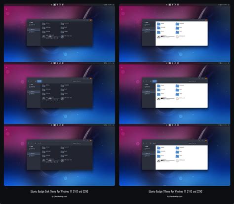Ubuntu Budgie Dark And Light Theme Win11 22h2 By Cleodesktop On Deviantart