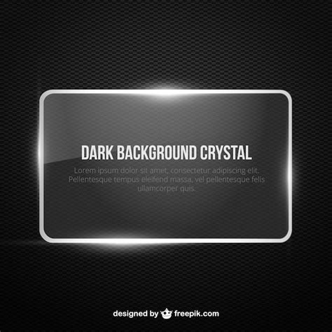 Free Vector Dark Background Banner