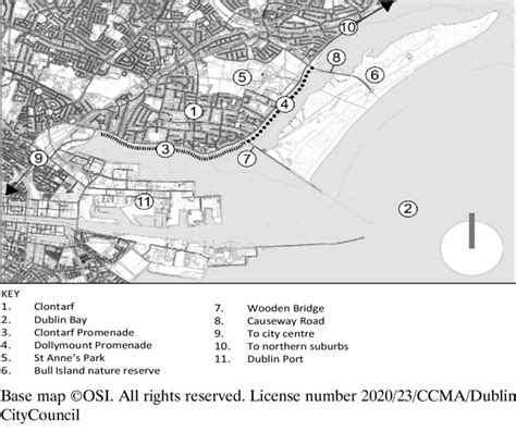 Clontarf Location Map Indicating Key Features Download Scientific