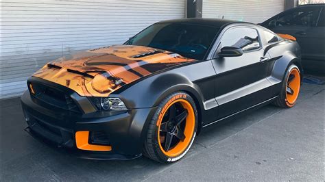 Chris Brown S Mustang Shelby GT500 Custom Wrap YouTube