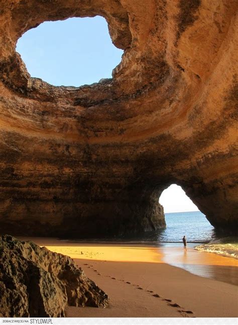 Benagil Cave Algarve Portugal Vakre Steder Strender Steder