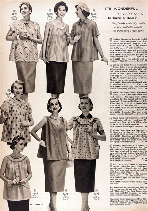 Vintage 50s Maternity Fashion Classic Fashions For Pregnant Women Click Americana