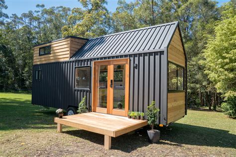 Sojourner By Häuslein Tiny House Co With Slide Out Living Area Dwell