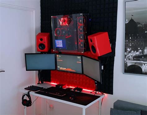 50 Awesome Gaming Room Setups 2020 Gamers Guide Simple Computer Desk