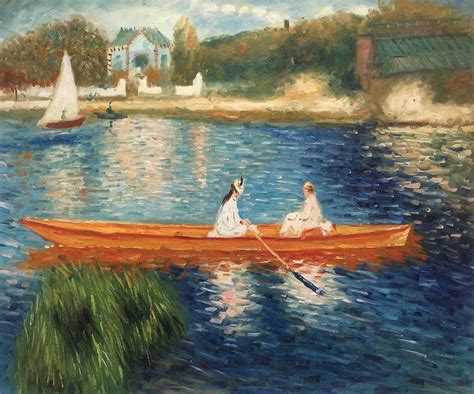 Renoir Boating On The Seine Reproduction Art At