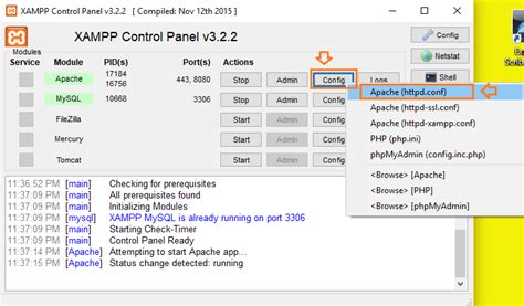 How To Change The Xampp Server Port In Windows Xampp Apache Server