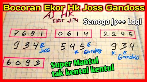 prediksi ekor hk