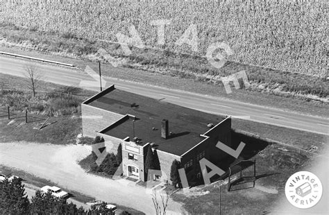 Vintage Aerial Ohio Coshocton County 1968 4 Oco 7