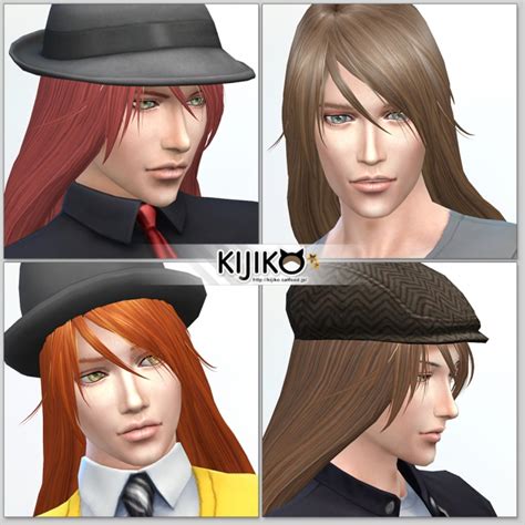 Long Straight Hair For Males At Kijiko Sims 4 Updates