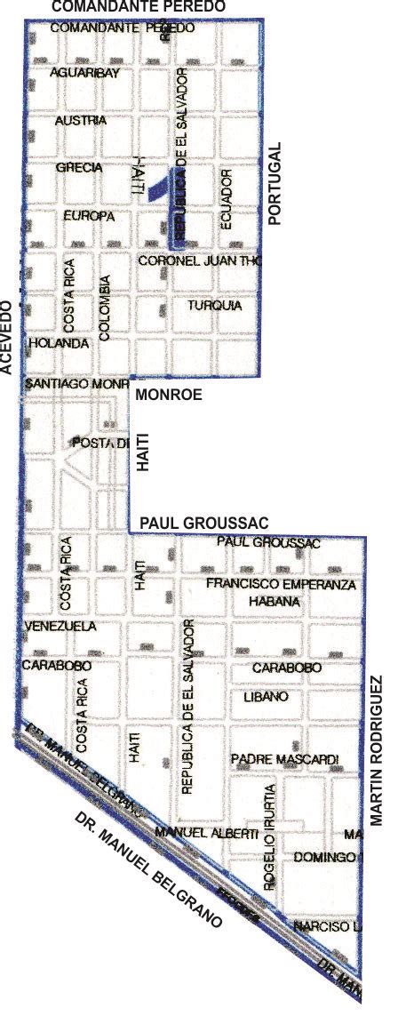 Mapas Del Partido De Ituzaingó Buenos Aires