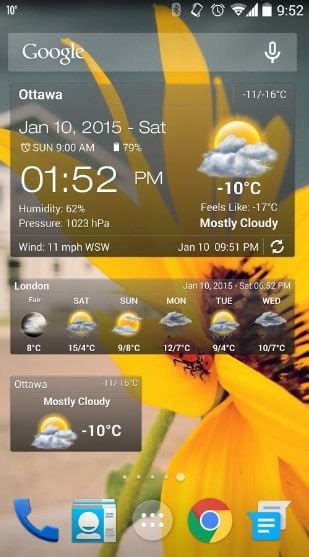 Top 8 Best Weather Widgets For Android With Lesser Battery Drains