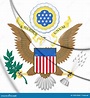 Die Vereinigten Staaten Von Amerika 3D Wappen Stock Abbildung ...