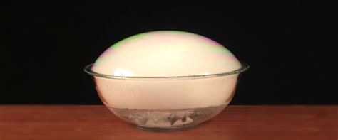 Dry Ice Crystal Ball Bubble Sick Science Science Experiment