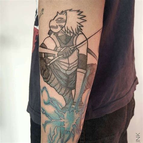 Hatake Kakashi Anbu Tattoo By Bgink Tatuagem Geek Tatuagem Nerd