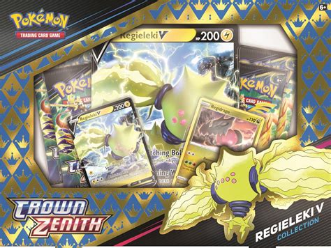 Pokemon Crown Zenith Collection 6 Box Case Regieleki V Regidrago V