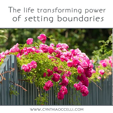 The Life Transforming Power Of Setting Boundaries Cynthia Occelli