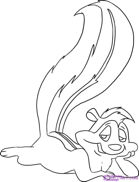 A great lover who is really pungent. Pepe Le Pew Coloring Pages - Coloring Home