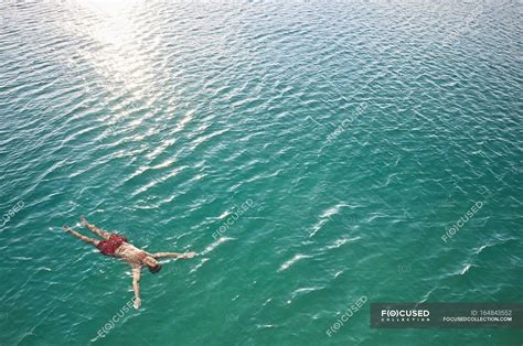 Floating Person In Water