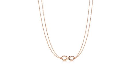 Tiffany Infinity Pendant In 18k Rose Gold Tiffany And Co