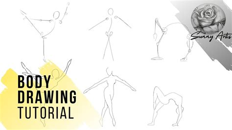 How To Draw A Body Outline Really Easy Drawing Tutorial In 2020