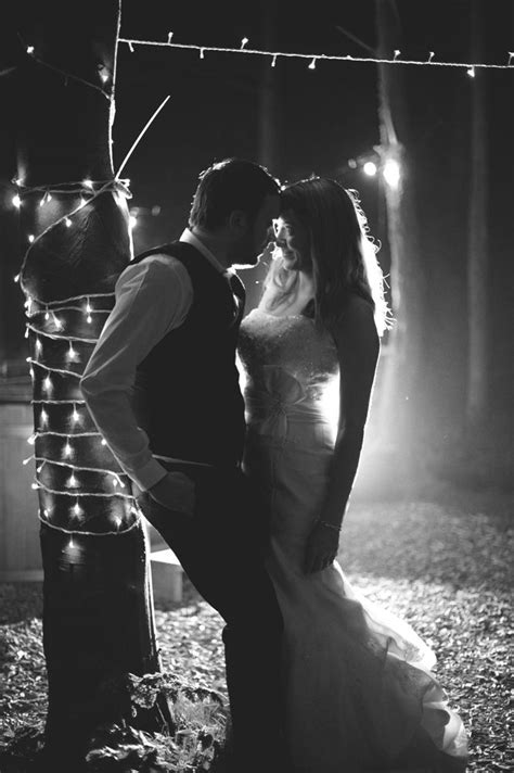 Night Time Wedding Photography In A Woods At Great Higham Barn Near