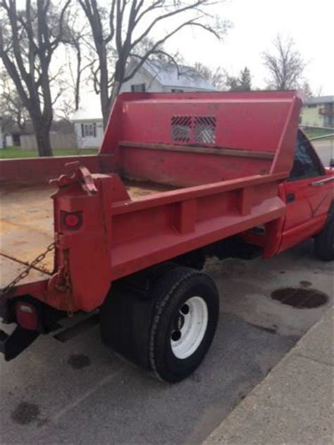 Purchase Used 2000 Chevy 3500 Dump Bedsnow Plow In Hamlet Indiana