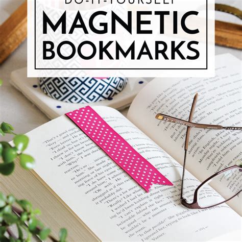 Surprise a friend with a magnetic bookmark. DIY Magnetic Bookmarks | The Homes I Have Made