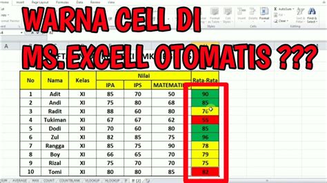 Cara Membuat Rules Warna Excel Warga Co Id