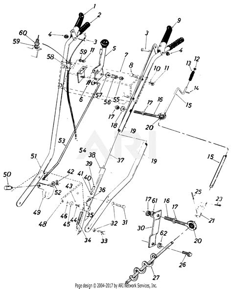 Mtd 318 225 000 1988 Parts Diagram For Parts Snow Thrower