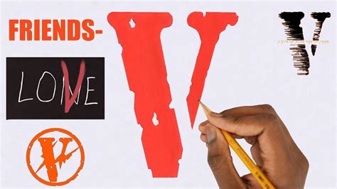 How To Draw The Vlone Logo Easy Youtube