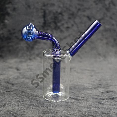 Color Stem Oil Burner Glass Bubbler Pipe 5 Inches • Ssmokeshop