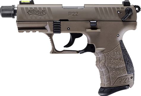 The P22 Q Tactical Fde A Walther Premiere Rimfire Pistol