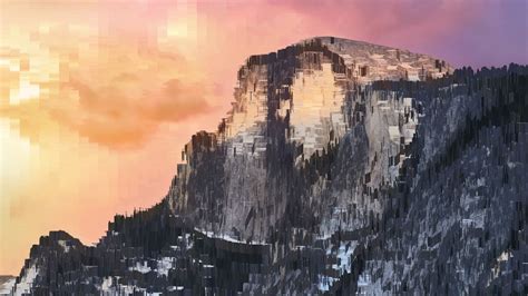 Apple Os X Yosemite Default Wallpaper Glitched 3250x1828