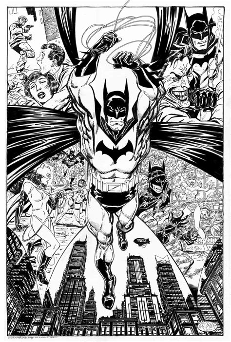 Batman Montage Commission By John Byrne 2008 John Byrne Draws