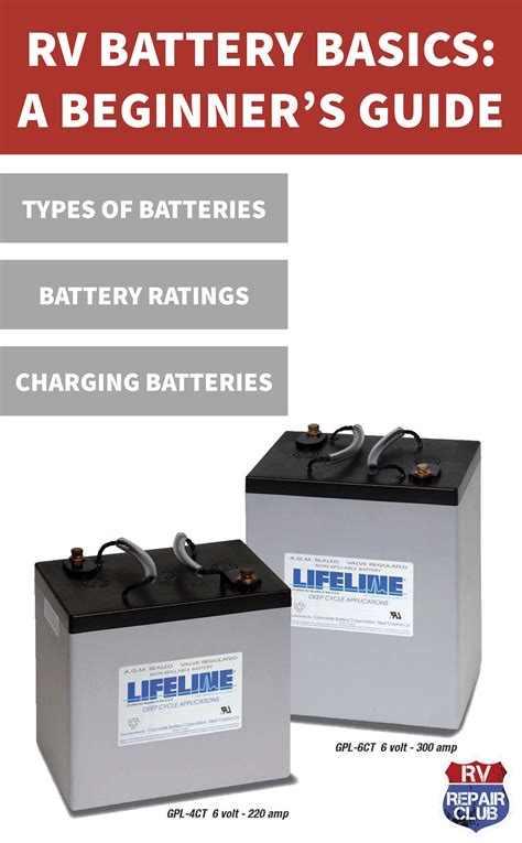 Rv Battery Basics A Beginners Guide Rv Repair Club Rv Battery