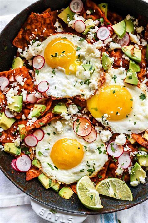 I think they are my absolute favorite way to use lots of eggs. Chilaquiles with Eggs (Easy Mexican Breakfast Recipe ...