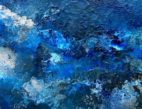 Melancholy Blue Abstract Artwork Blue Wallpapers Abstract
